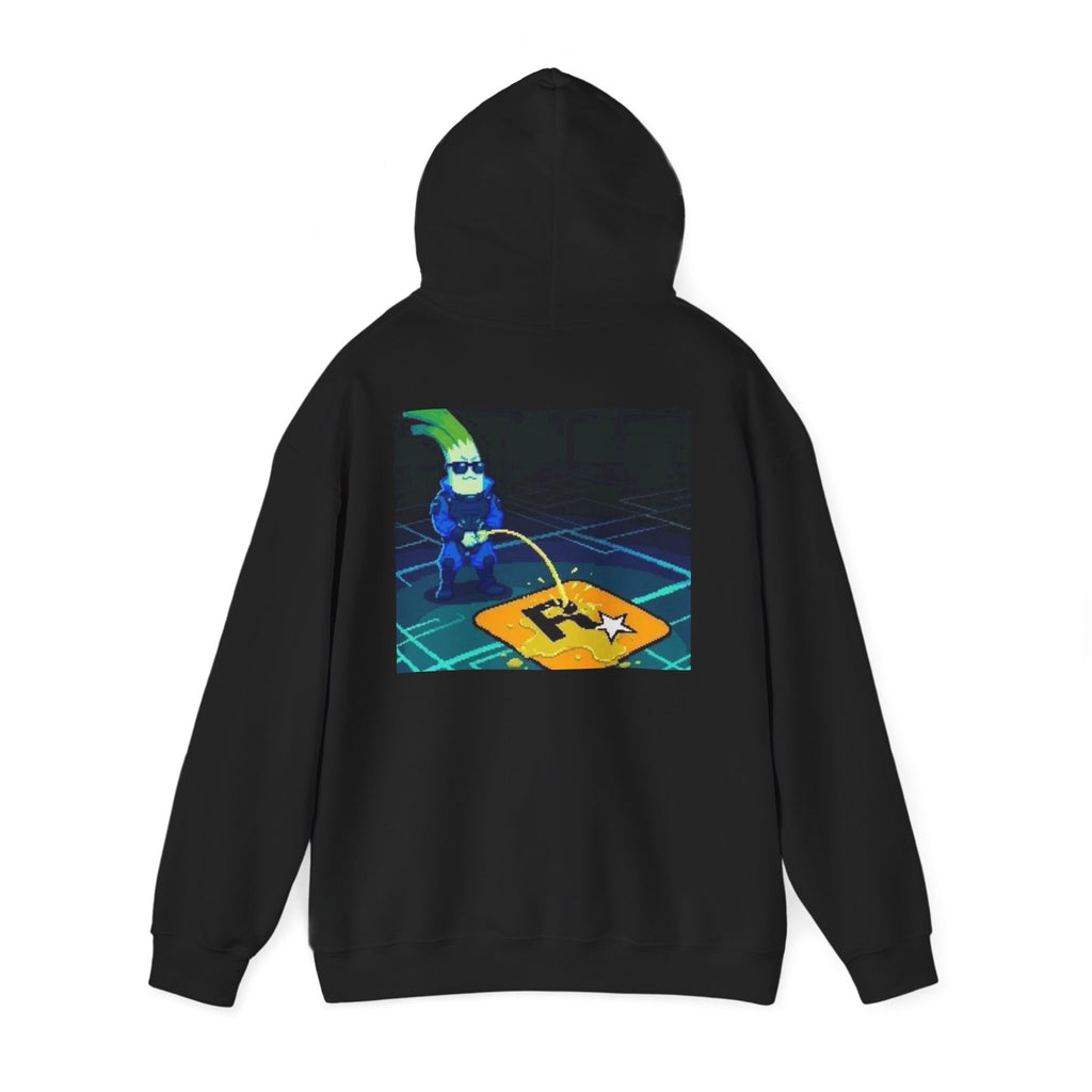 Cyberleek Hoodie — Neon Retro Gamer Sweatshirt