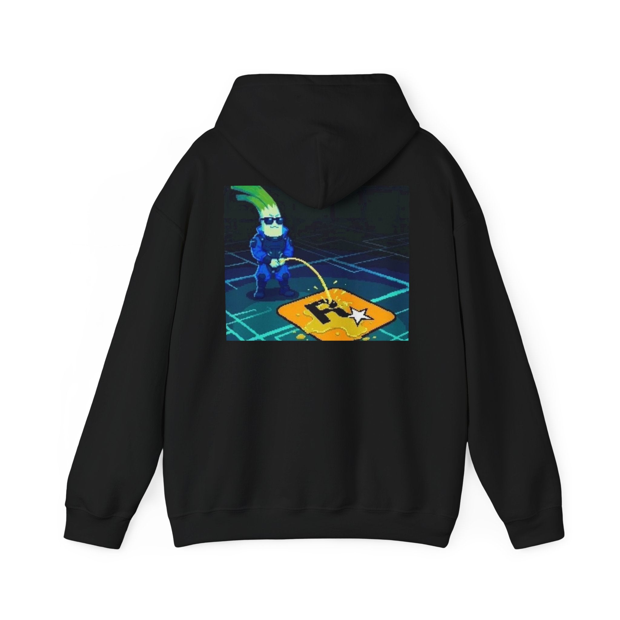 Cyberleek Hoodie — Neon Retro Gamer Sweatshirt