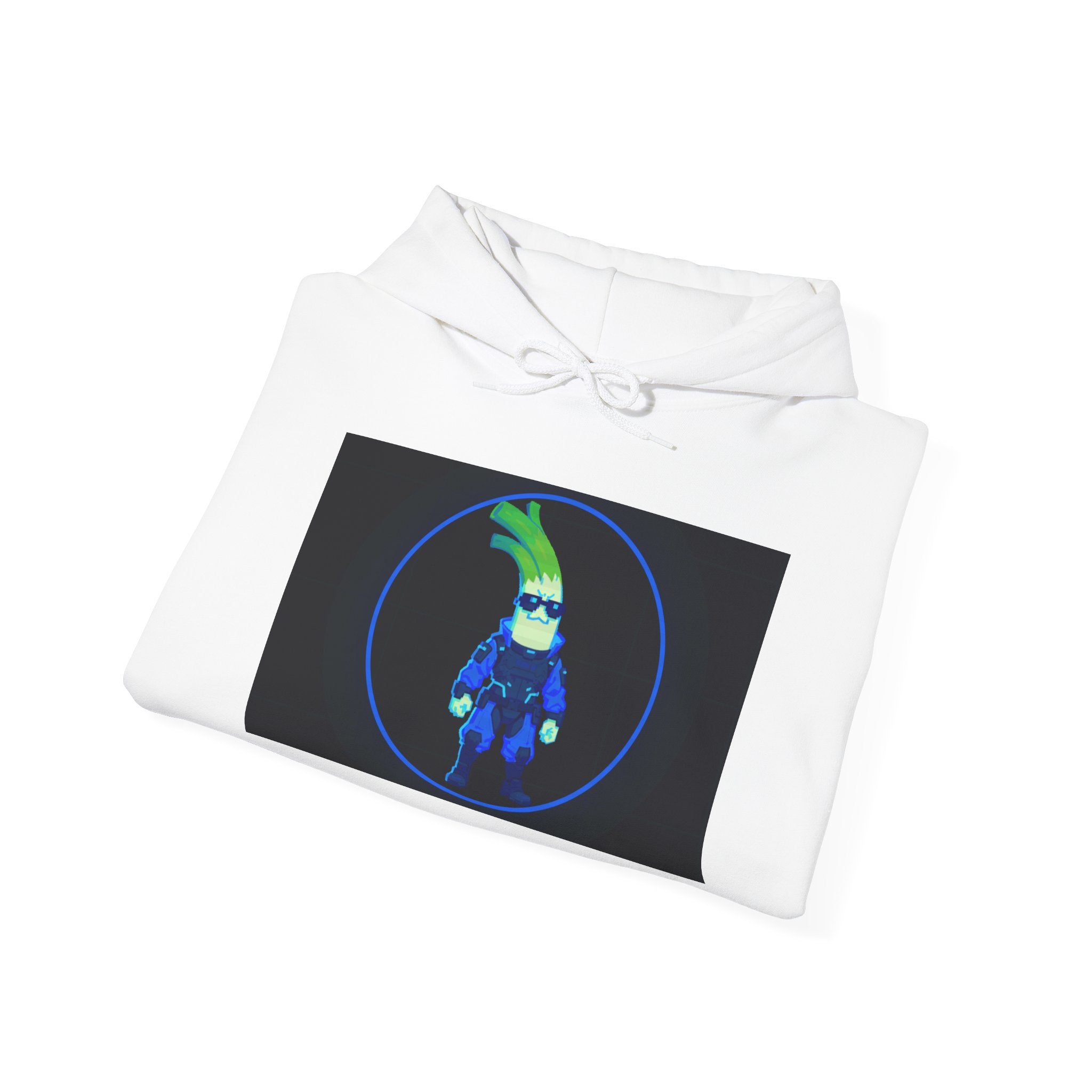 Cyberleek Hoodie — Neon Retro Gamer Sweatshirt